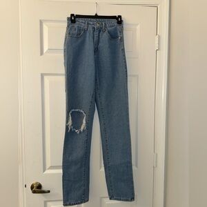 SHEIN Distressed Jeans!